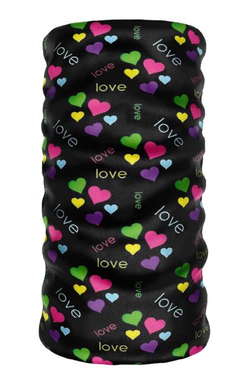 eTaktik ® Debuff Collar Kalp Desenli Buff Boyunluk Balaklava Bandana