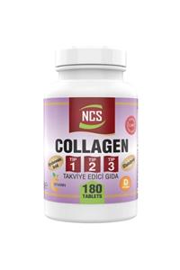 NCS 180 Tablet Kollajen 1000 Mg Collagen Tip 1-2-3 Glutatyon Dvit