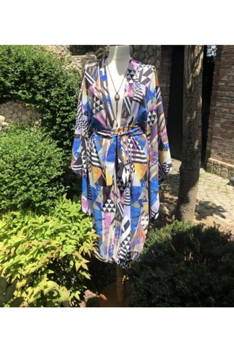 etamincebursa Desenli Kimono