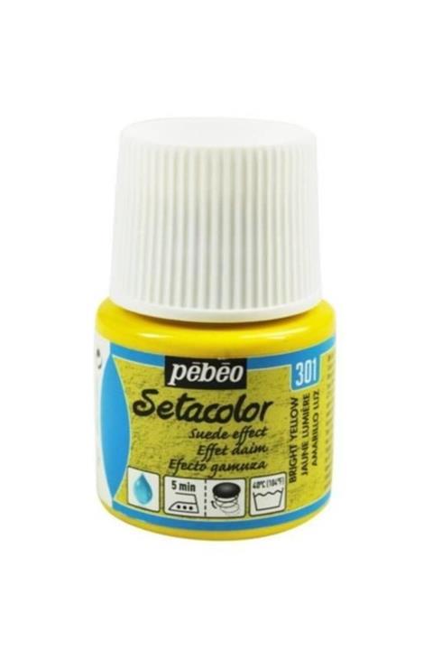 Pebeo Setacolor Süet Efektli Kumaş Boya Opak 45ml Şişe B.yellow
