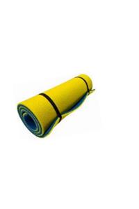 MOYASHOP Sarı Mavi Yoga Minderi - Yoga Matı - Pilates - 16 Mm .