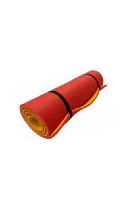 MOYASHOP Kırmızı Sarı Yoga Minderi - Yoga Matı - Pilates - 16 Mm .