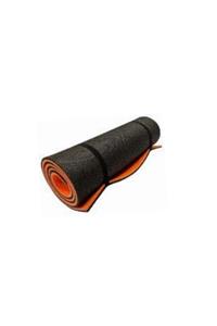 MOYASHOP Siyah Turuncu Yoga Minderi - Yoga Matı - Pilates - 16 Mm .