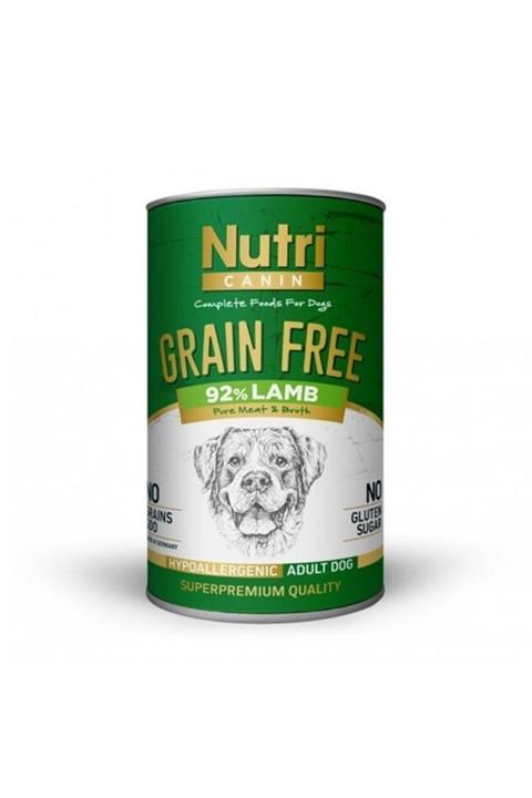Nutri Canine Tahılsız Kuzulu Patatesli Köpek Konservesi 400 Gr