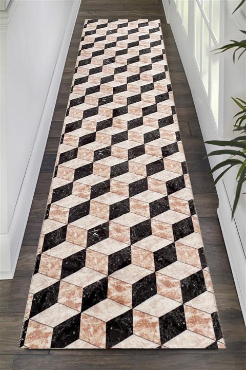 Payidar Halı Yıkanabilir Kaymaz Taban 100 X 775 Cm Desen 013 Kesme Yolluk
