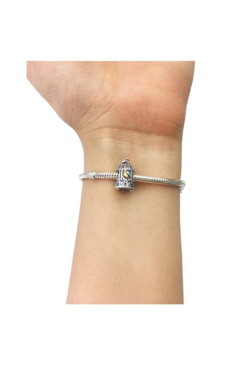 My Story Altın Bülbül Gümüş Charm