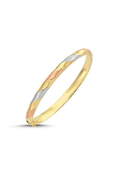 Koçak 14 Ayar Üç Renkli Altın Bileklik