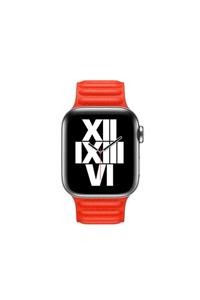 noktaks Apple Watch Uyumlu 44 mm Krd-34 Hakiki  Deri Kordon