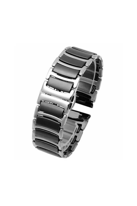 dijimedia Gear S2 (20mm) Seramik Metal Kordon Beyaz-gold