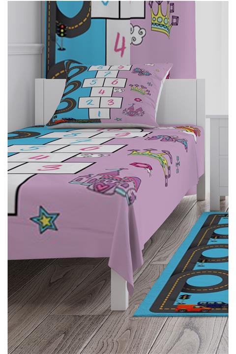 CİCİ TASARIM ÜRÜNLERİ Sek Sek Çift Taraflı Yatak Örtüsü