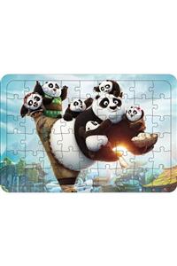 Güven Serigrafi Kung Fu Panda 54 Parça Ahşap Çerçeveli Puzzle Yapboz