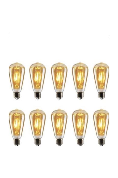 K2 St64 Armut Led Rustik Edison Ampul Dekoratif 10lu Adet