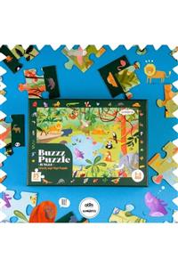 kidmosfer Ara-bul Puzzle (Yapboz) - Orman Hayvanları 35 Parça