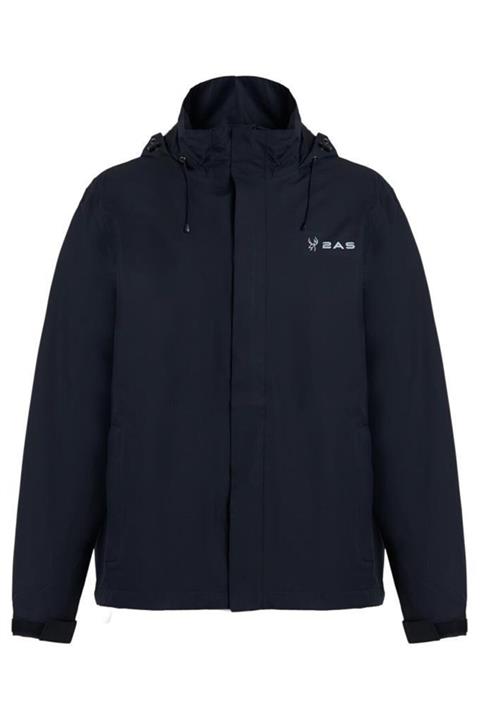 2AS Tipas Erkek Yağmurluk Mont Siyah