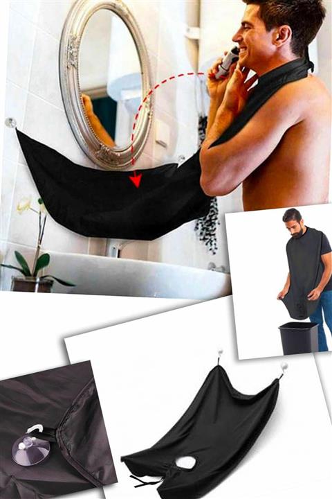 Magic Lady Saç Sakal Kesme Traş Önlüğü Tıraş Örtüsü Berber Önlük