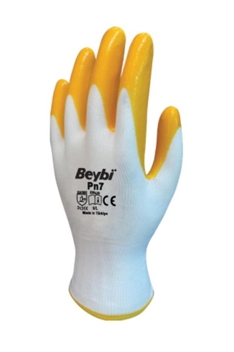 Beybi Pn7 Nitril Iş Eldiveni 9 Numara (12 Çift)