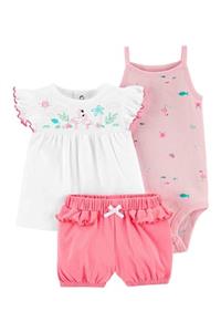 Carter's Carter S Layette Kız Bebek 3 Lü Set