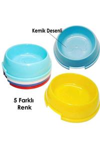 Petzanya Köpekler Için Orta Boy Kemik Desenli Mama Kabı