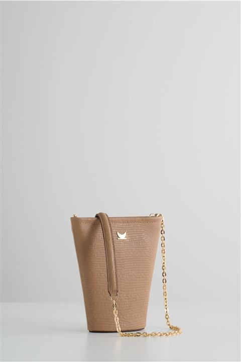 più piccola pelletteria Gioia Fermuarlı Bucket Çanta