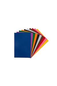 KRAF Kids Yapışkanlı Keçe 20x30 Cm. Karışık Renk 10`lu