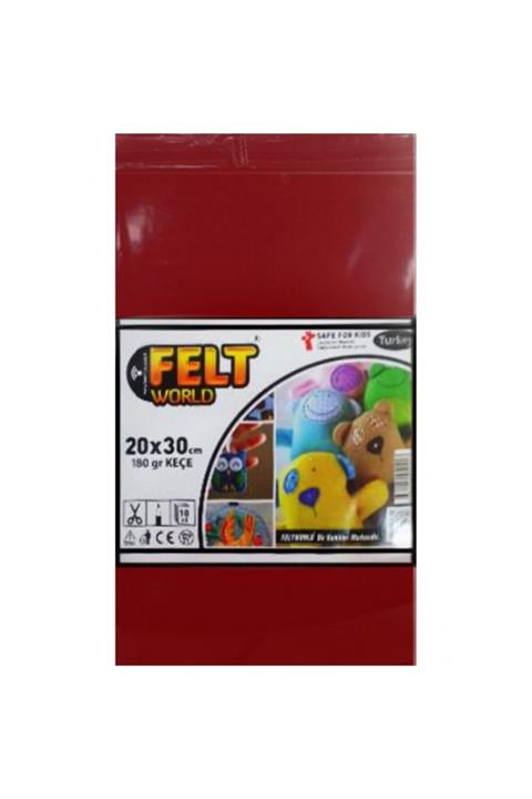 FELTWORLD Felt World 20x30 180gr 10 Adet Farklı Renkli Keçe