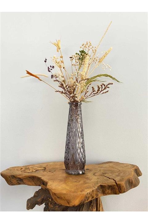 Atölye Comino - El Yapımı Tasarım Vazoda Kuru Çiçek Aranjmanı
