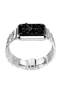 noktaks Apple Watch Uyumlu Gümüş Metal Kordon 40 mm Krd-14