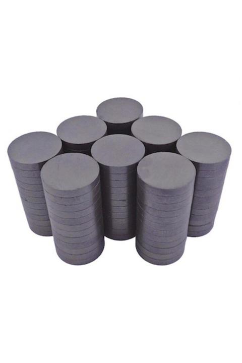 BAK BEĞEN AL 250 Adet 25mmx3mm Yuvarlak Kömür Mıknatıs - Magnet - Duvar Süsü