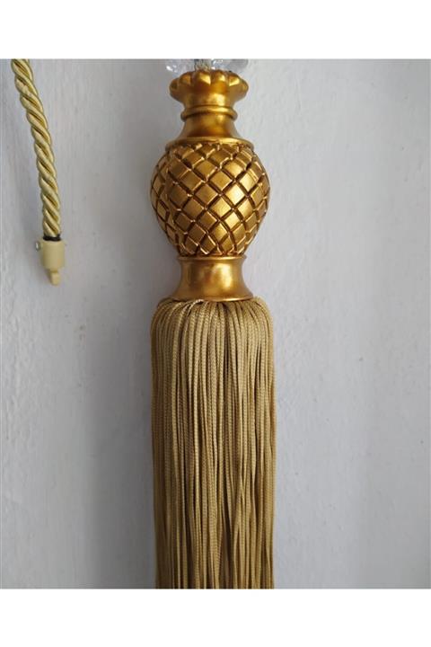 Bilge Home Design Modern Koka Görünümlü Perde Sarkıtı