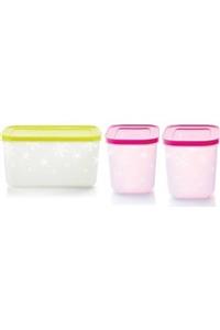 Tupperware Alaska 3'lü Set - 2.5 Lt Ve 2 Adet 1 Lt Saklama Kabı