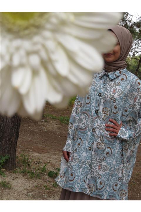 modakatre Çini Desen Gömlek
