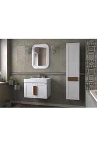 Pierre Cardin Pio 70cm Beyaz Banyo Dolabı