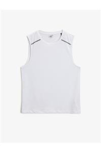 Koton Erkek Beyaz Serit Detayli Tanktop