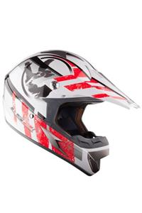 LS2 Mx433 Strıpe Kırmızı Kask