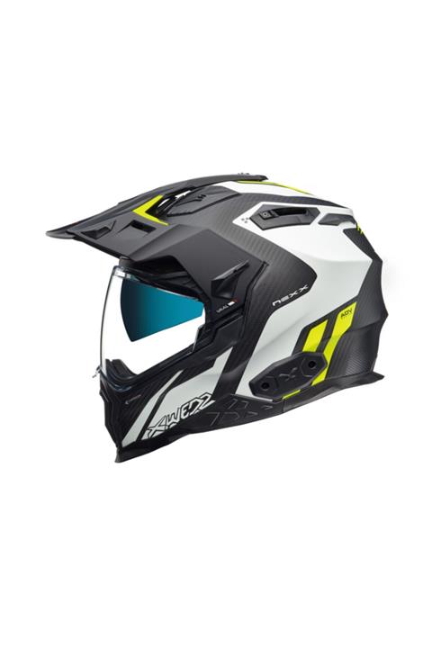 Nexx Mat Beyaz-Neon Sarı 2 Vaal  Kask X.wed