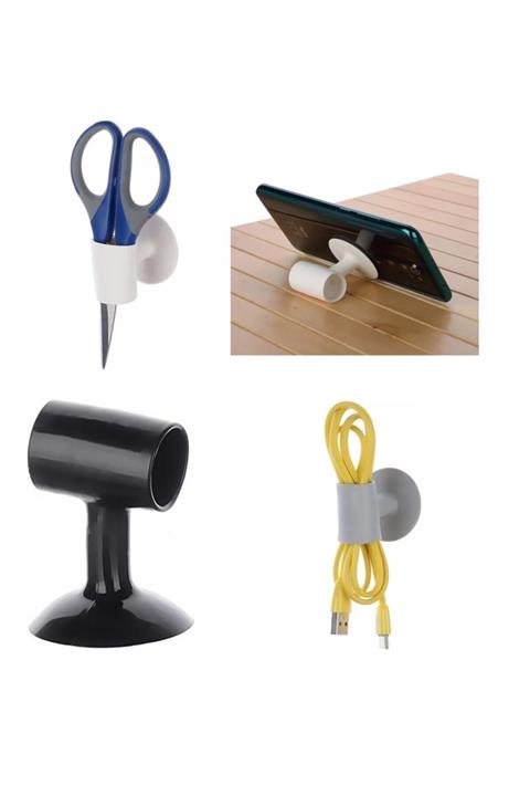 LAUREL DREAM Kapı Stoperi - Askı Aparatı Çok Amaçlı 4lü Set