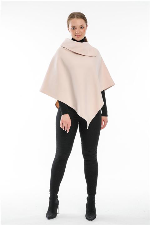 Pitti Kadın Açık Pudra Panço 70257-a