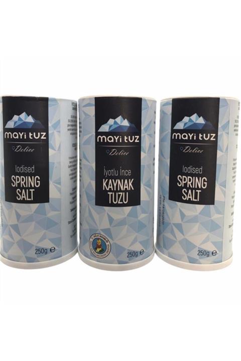 Mayi Tuz Iyotlu Ince Kaynak Tuzu 250gr (tuzluklu) X3