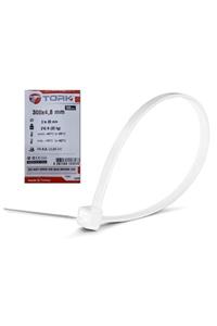 TORK Plastik Kelepçe Kablo Bağı 100'lü 300x4.8 mm Beyaz