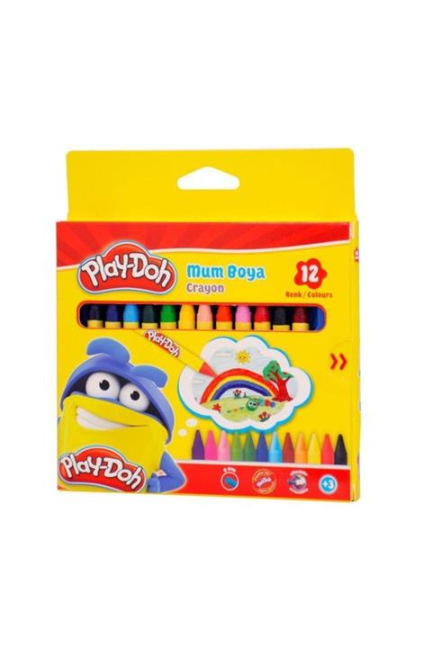 Play Doh Play-doh 12 Renk Crayon Mum Boya 8 Mm