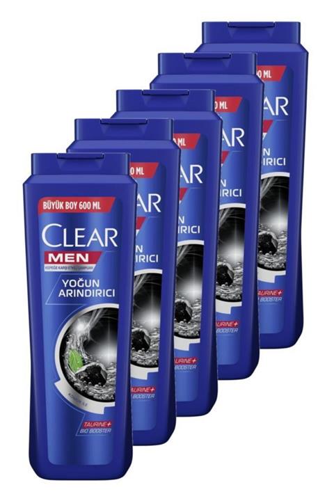 Clear Men Yoğun Arındırıcı Şampuan 600 Ml. Beşli Set