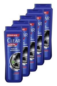 Clear Men Yoğun Arındırıcı Şampuan 600 Ml. Beşli Set