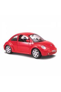 WELLY 1:25 Maisto Volkswagen New Beetle Model Araba Metal Kırmızı