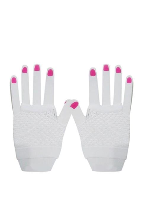 Loggia Kısa Beyaz File Eldiven