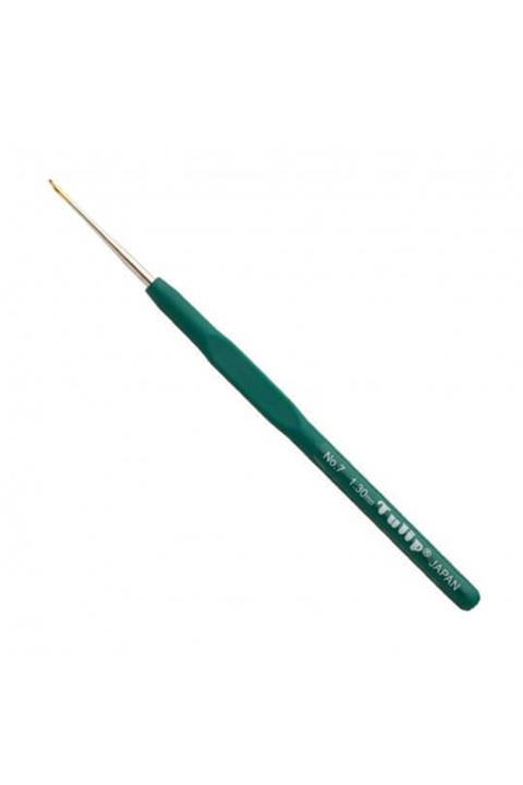 Tulip 1,30 Mm Yeşil Elastik Saplı Dantel Tığ No : 07