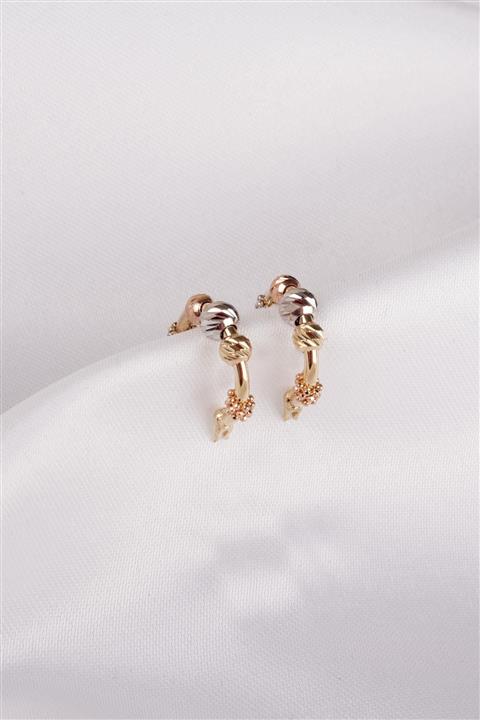 Aygold Kuyumculuk Altın Dorika Halka Küpe