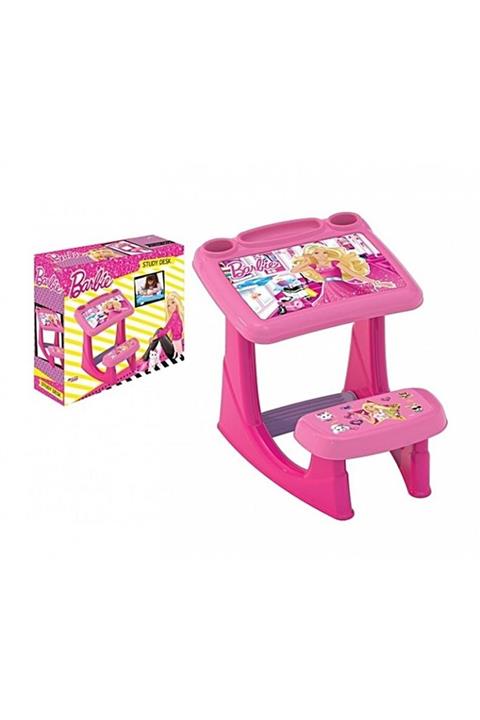 DEDE Pembe Barbie Çalışma ve Aktivite Masası
