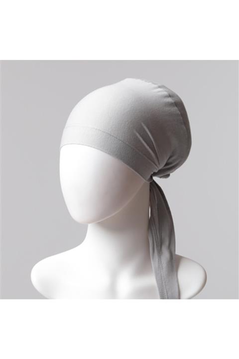 ipekistanbul Kadın Gri Sünger Topuzlu Bone