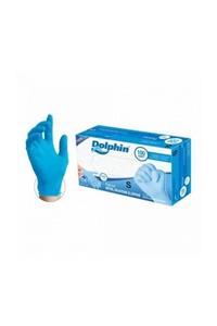 Dolphin Mavi Pudrasız Nitril Eldiven 100 Lü Paket (s)