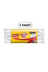 Koroplast Küçük Boy Çöp Torbası 7 Paket 210 Adet 40x50 Cm Ebatında Güçlü Çöp Torbası 30'lu X 7 Paket